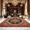 Persian rugs featuring intricate medallions, rich colors, and timeless craftsmanship