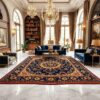 Vintage rug with intricate patterns and rich colors, perfect for adding elegance to any space